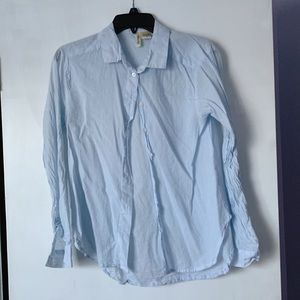 Blue button up